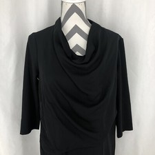 Simply Vera Wang Pure Night Mythical Amethyst Drape Dress WV63Y684RS Large