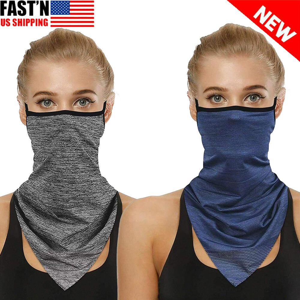 Face Mask Bandana Reusable Covering Neck Gaiter Scarf Neckerchief