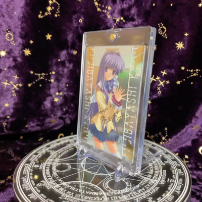 Signed BUSHIROAD CLANNAD Kyou Fujibayashi SSP-No.2/6 Foil Card