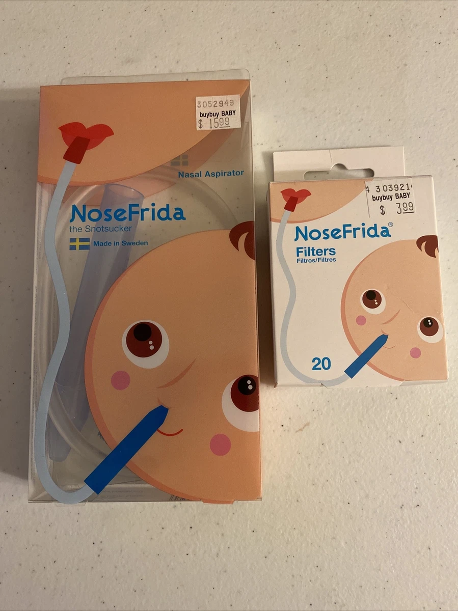 Baby Nasal Aspirator NoseFrida the Snotsucker with 20 Extra