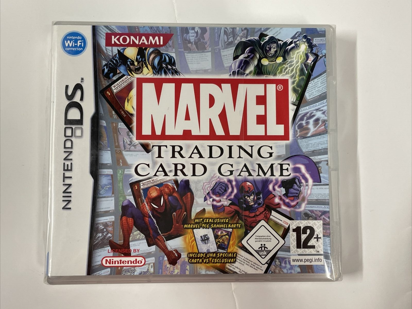 MARVEL TRADING CARD GAME - NINTENDO DS - nuovo - cellophane aperto su un lato
