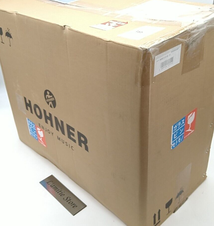 Hohner Bravo III 120 Chromatic Piano Key Accordion Black Japan