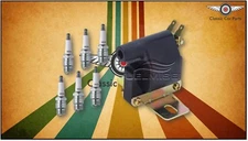 Ford Falcon XA, XB, XY, XW 6 cyl - Transformer Ignition Coil, NGK Spark Plugs