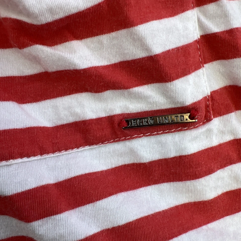 Ecko красный подростков XL оранжевый белый в полоску тянуть на эластичной талии карманы женщины - Изображение 3 из 4