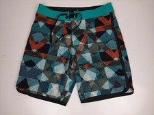 Prana Mens 30 High Seas Board Shorts Swim trunks Spruce Dune EUC