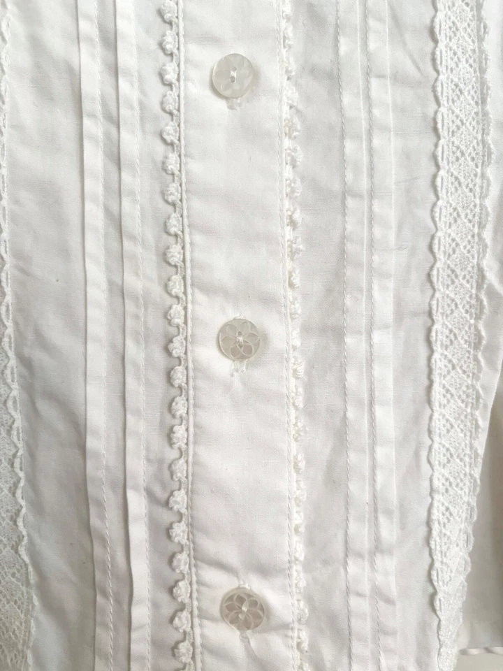 Early Made in Japan - BABY THE STARS SHINE BRIGHT White Blouse Top - Vintage - Image 4 of 4