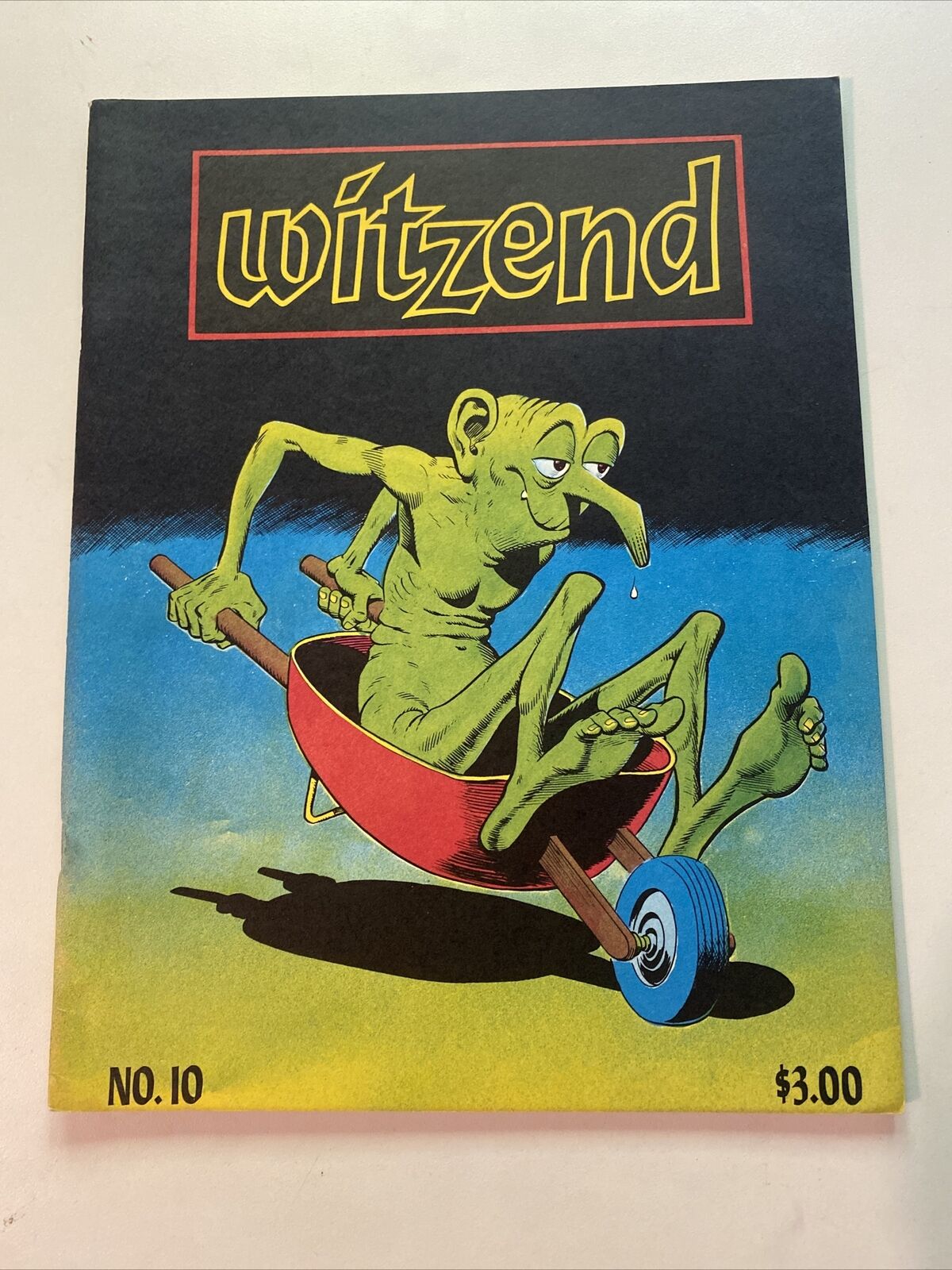 Vintage 1976 Witzend Magazine #10 Wally Wood Cover Alex Toth Underground Comic