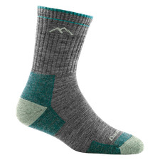 Darn Tough 1903 Slate Women's Hiker Micro Crew Midweight Hiking Sock Merino Wool