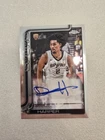 2025-26 Topps Chrome Rookie Auto  DYLAN HARPER #TCAR-DH AU RC Signed MINT SPURS