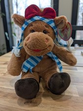 Build-A-Bear Holly Moose With Hat Scarf 11th in Series Collectifriend