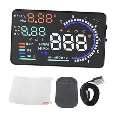 Car HUD, A8 5.5 Inches Head up Display Windshield Screen Display Head up