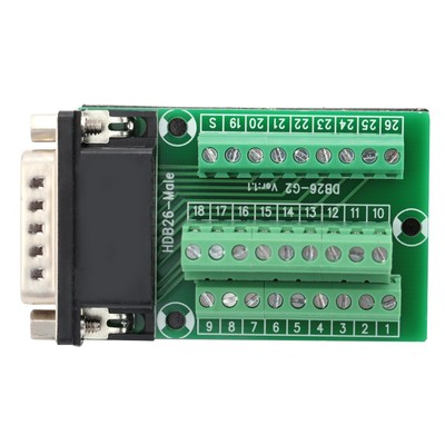 1x DB26 Interface Module Compact Design Board For Convenient Wiring