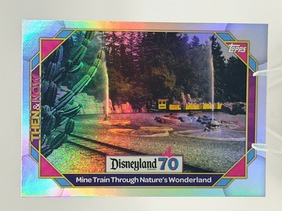 2025 Topps Disneyland 70th *RAINBOW* #17 Mine Train Through Nature's Wonderland 