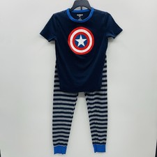 OshKosh B'Gosh Youth Boys Size 14 2-Piece Captain America Snug Fit Cotton PJs