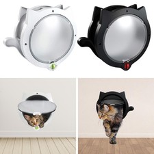 Cat Door Replacement Doggie Large Weatherproof Lightweight Kittens Doggy with 4