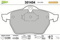 Valeo Bremsbelagsatz Scheibenbremse Essential 301454 FüR Opel Astra T98 CC A05