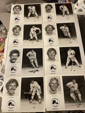 1979-80 NHL WHA HOCKEY PHOTOS QUEBEC NORDIQUES ROBBIE FTOREK 25 DALE HUNTER AHL