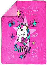 Jojo Siwa "Sparkle Shine" Kids 62" x 90" Twin/Full Blanket-W7020637359