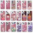 For iPhone 17 16 15 14 13 Promax Phone Case Liquid Glitter Bling Quicksand Cover