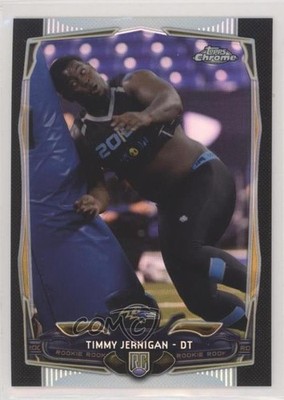 2014 Topps Chrome Black Refractor 87/299 Timmy Jernigan #198 Rookie RC pm6