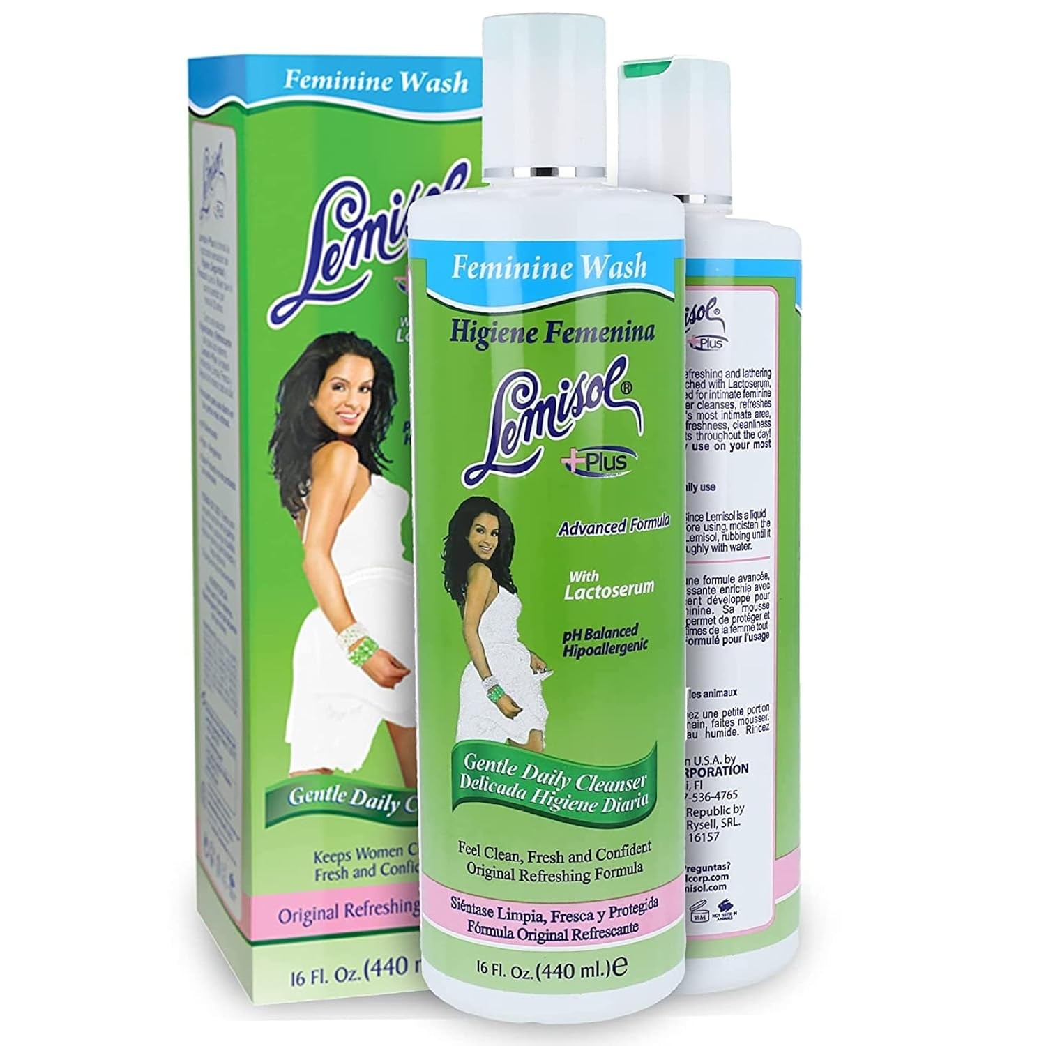 Lemisol Plus Feminine Wash 16 oz (Pack of 4)