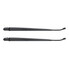 2pcs Windshield Window Wiper Arm Set Assembly Front Left Right Steel Black
