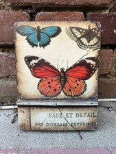 Sid Dickens Butterfly Plaque Tile T-139 Retir...