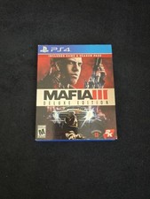 Mafia III Deluxe Edition PlayStation 4 Complete with Map Inserts