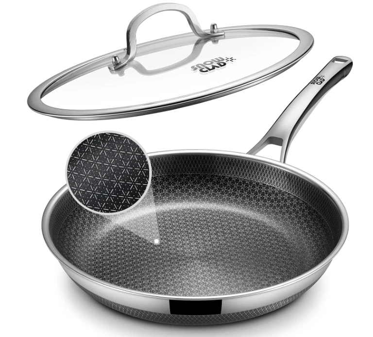 Non Stick Frying Pans, 12-inch with Lid, Hybrid Fajita Pans Nonstick,non stick
Opens in a new window
