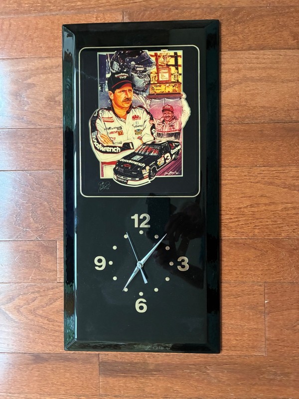 Dale Earnhardt And Sam Bass Jebco Nascar Winston Cup Series Champion Wall Clock