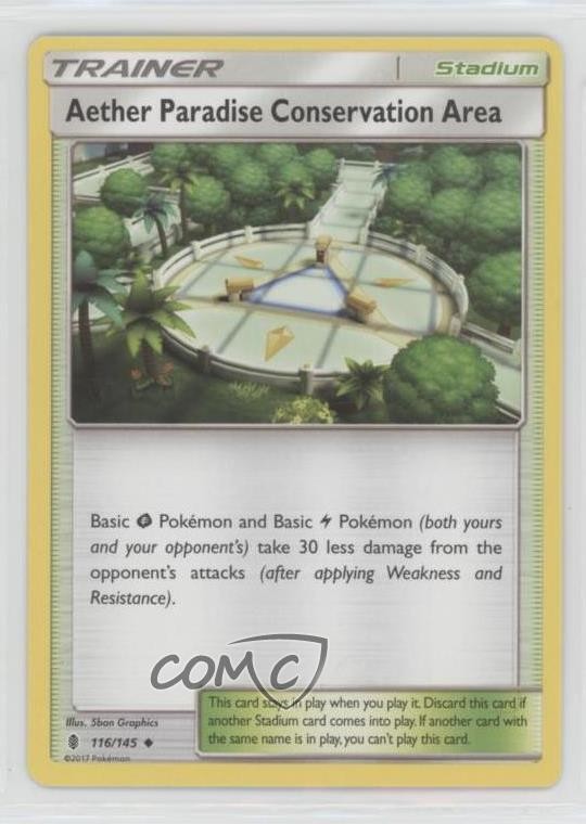 Aether Paradise Conservation Area Pokémon Sun & Moon Guardians Rising #116
