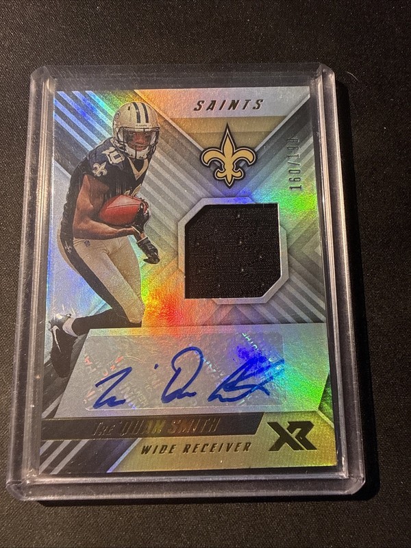 2018 Panini XR Tre'quan Smith Rpa No Saints Rc Rookie Auto 160/199