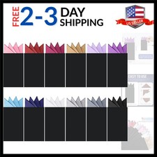 12 Pcs Pocket Squares for Men Prefolded Suit Pocket Squares on Card Masculine...