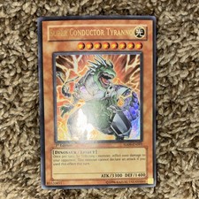 Super Conductor Tyranno SD09-EN001 Dinosaur's Rage 1st Edition Effect Dinosaur
