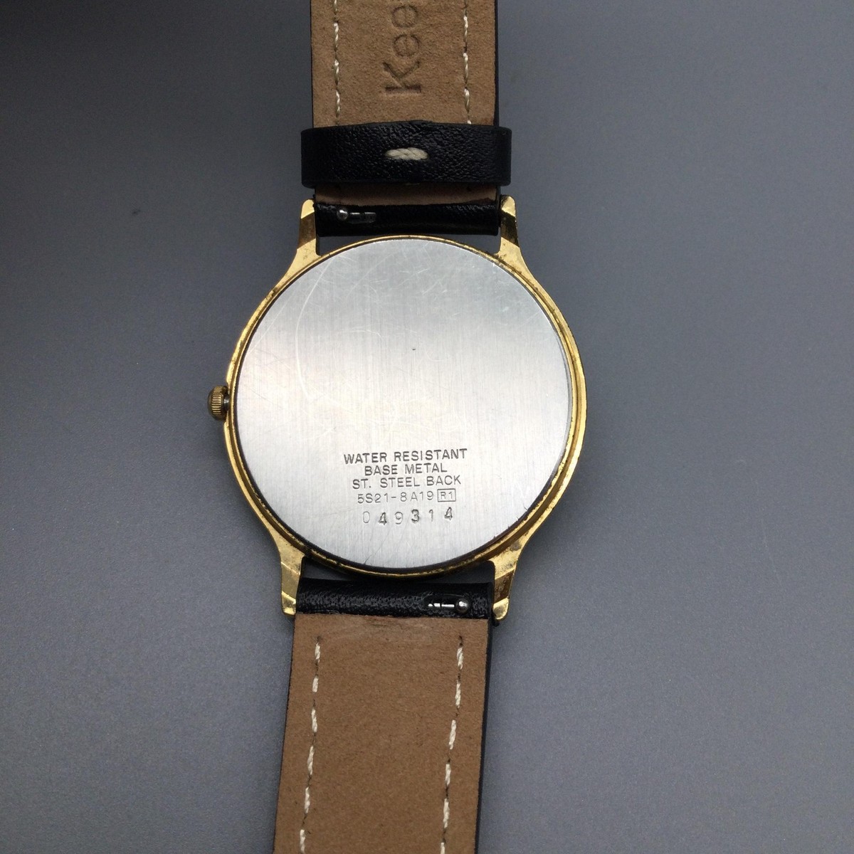 Vintage Seiko Mens Watch 35mm Sweep Seconds Pulsometer 5S21-8A19