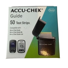 Accu-Chek Guide Test Strips 50 Count Sealed December 2026 Exp Roche Diabetic Sup