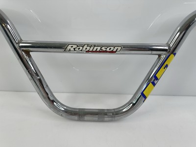 Vintage 1999 Robinson Racing BMX Expert Handlebars GT Chrome HTF