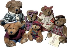 Boyds Bears Plush Lot Of 6 - Various Sizes - Most With Tags - VTG