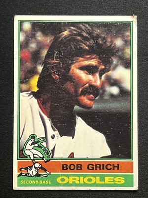1976 Topps #335 Bob Grich