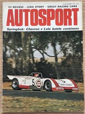 AUTOSPORT Magazine 16 DEC 1971  F2 Review  CADWELL PARK  Profile of Graham McRae