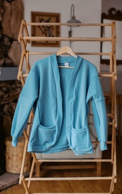Humbird Everday Cardigan Heavyweight Interlock Open Front