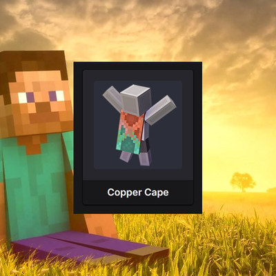  Minecraft Copper Cape Code - Java & Bedrock  