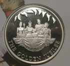 Falklands 50 pence 2002 silver proof Display on Mercury coin cover 28.2g 0.925