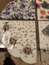 Freund Mayer Rice Paper Napkins Silk Effect Scalloped Edge 20ct Japan 4 Choices