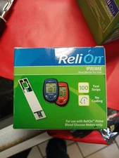 100 Relion Premier Diabetic Blood Glucose Test Strips Expire 04/22/2026