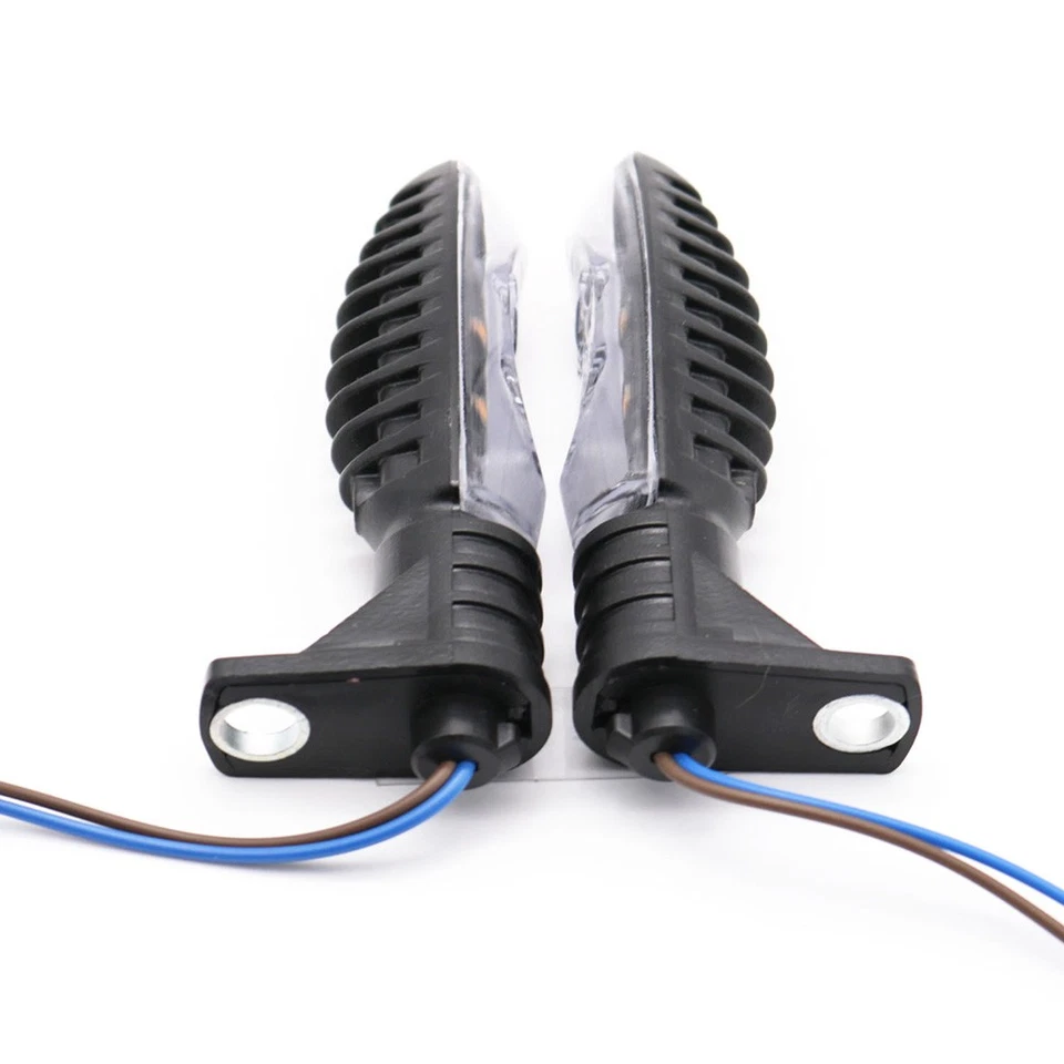 Kit de luces LED indicadoras de giro delanteras para moto BMW R1200GS F800R Foto 4 de 4