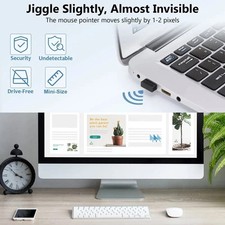 Mouse Jiggler Undetectable Mouse Mover Device USB Port Adapter Mouse Wiggler.