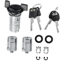 Ignition Switch Lock Cylinder and Door Lock Cylinder Set with/Keys Compatible