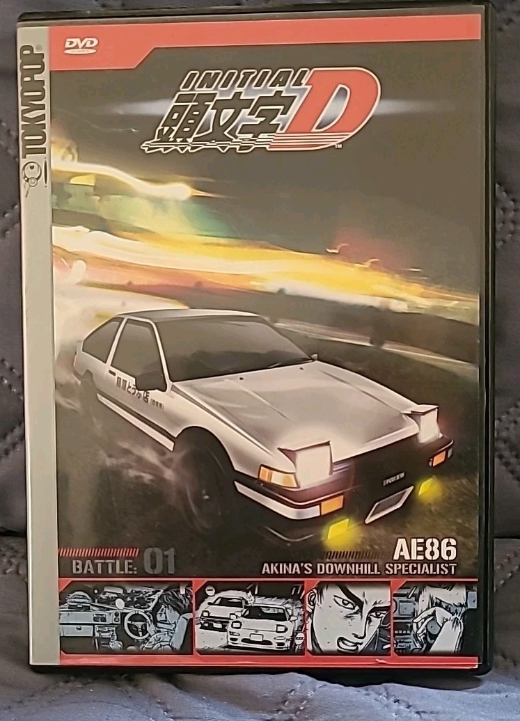 Initial D TokyoPop DVD 1 &2 AE86, FD3S | eBay
