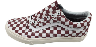 vans checkered old skool red
